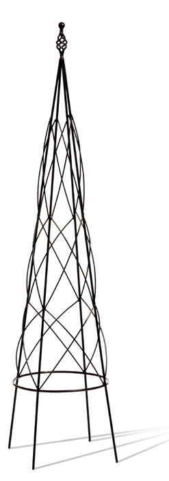 Spiral Twist Rose Obelisk