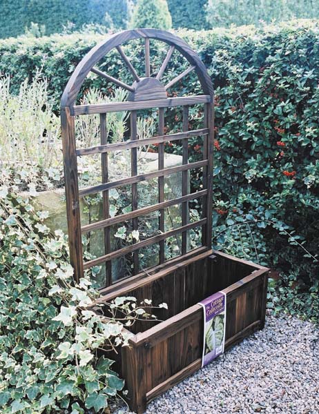 Uk Garden Fencing Wooden Trellis With Planter