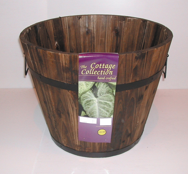 Wooden Round Planter 59cm